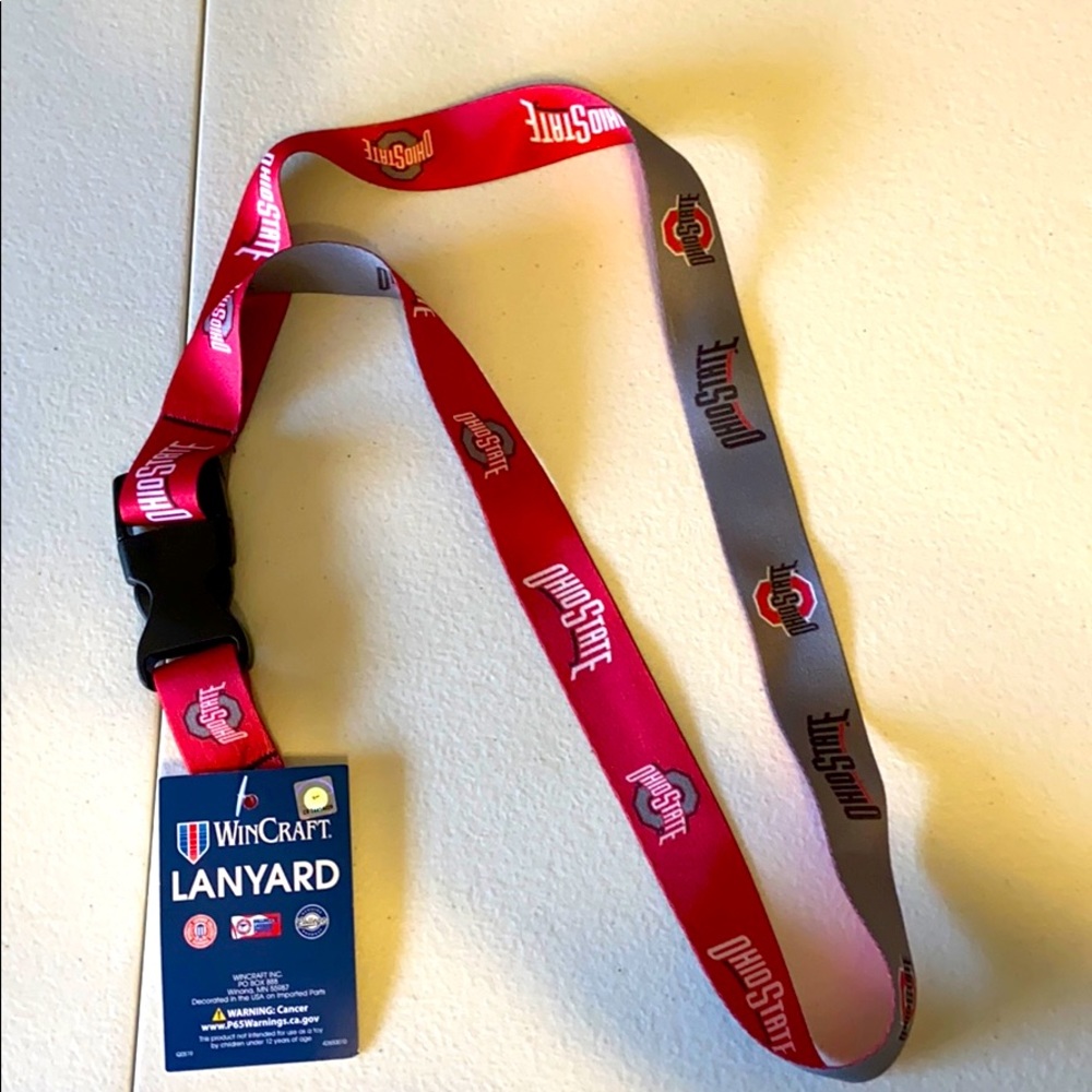 Ohio State Buckeye Lanyard. NEW